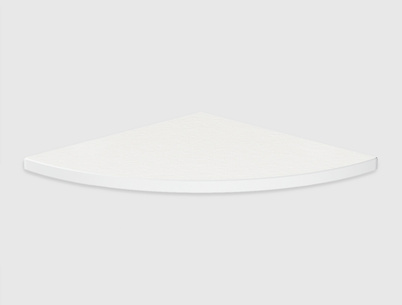 Кутова полиця для ванної кімнати із компакт-плити Egger W1101 ST76, 250х250мм