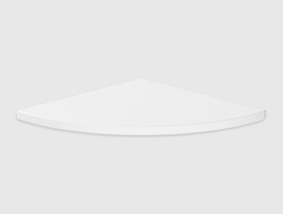 Кутова полиця для ванної кімнати із компакт-плити Egger W1101 ST9, 250х250мм