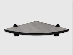 Угловая полка из компакт-плиты Egger F186 ST9, 250х250мм