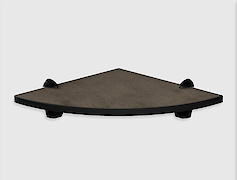 Угловая полка  из компакт-плиты Egger F187 ST9, 250х250мм