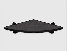 Кутова полиця для ванної кімнати із компакт-плити Egger F235 ST9, 250х250мм