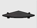 Угловая полка из компакт-плиты Egger F242 ST10, 250х250мм