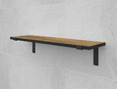 Полиця для ванної кімнати з компакт-плити Egger H1180 ST37, 600мм