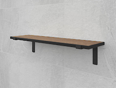 Полка для ванной комнаты из компакт-плиты Egger H1181 ST37, 600х150мм