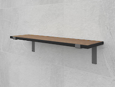 Полиця для ванної кімнати з компакт-плити Egger H1181 ST37, 450х150мм