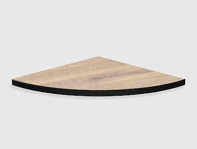 Кутова полиця для ванної кімнати з компакт-плити Egger H1312 ST10, 250х250мм