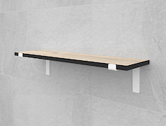 Полиця для ванної кімнати з компакт-плити Egger H1312 ST10, 450х120мм