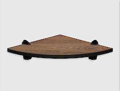 Кутова полиця  із компакт-плити Egger H3133 ST9, 250х250мм