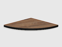 Кутова полиця для ванної кімнати із компакт-плити Egger H3133 ST9, 250х250мм