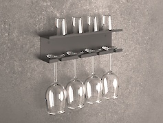 МИ К-7 бокальница/полка 400мм, белый