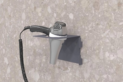 Тримач для фена В-24, графіт