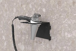 Держатель для фена В-24, черный