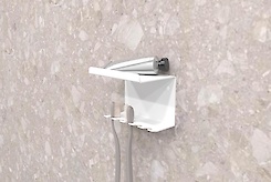 Тримач для зубних щіток В-25, білий