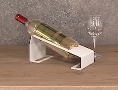 Подставка под бутылку К-8, белая