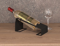 Подставка под бутылку К-8, черная