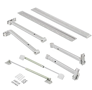 Выдвижной угловой поворотный механизм GTV CORNER Movix с доводчиком в модуль 900мм, правый хром KN-9-LAP