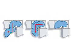 Висувний кутовий поворотний механізм GTV CORNER