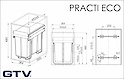 Сегрегатор для сміття GTV PRACTI ECO