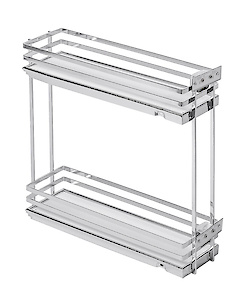 Карго GTV MovixPro дворівневе бічне без напрямних для модуля 200 мм, хром