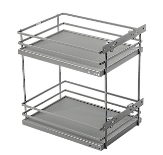 Карго GTV MovixPro дворівневе бічне без напрямних для модуля 300 мм, антрацит