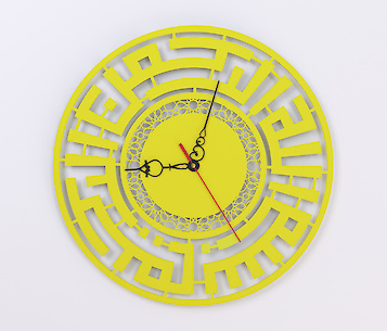 Настінний металевий годинник ЧМ-38 