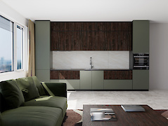 ST12 Дуб термо чорно-коричневий