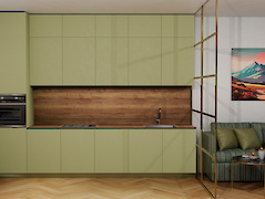 ДСП Swiss Krono 18 мм Фісташково-зелений 4439 VL