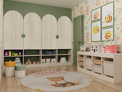 ДСП Swiss Krono 18 мм 1884 VL Акація Б'янк