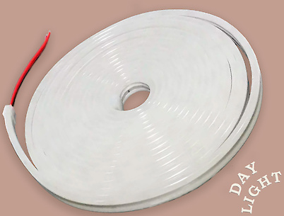 Светодиодный гибкий неон (изолированный) 120L, 13W/м, 12мм, нейтральный белый (4500K)