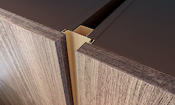 Профиль-ручка вертикальный GTV VELLO (, тип T) 3000 мм, золото