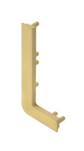 Заглушка для горизонтального L-профиля GTV VELLO левая, золото