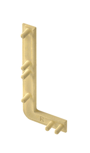 Заглушка для горизонтального L-профиля GTV VELLO правая, золото