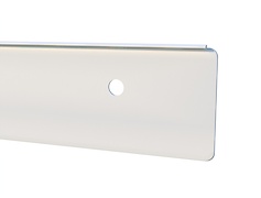 Торцеве обрамлення ліве для стільниць 38мм  у кольорі білий