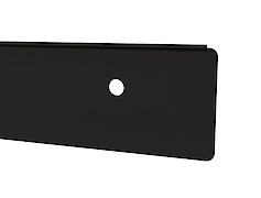 Торцевое обрамление левое для столешниц 38мм  в цвете черный