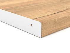 Торцевое обрамление правое для столешниц 38мм R3 в цвете белый