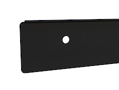 Торцевое обрамление правое для столешниц 38мм в цвете черный