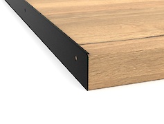 обрамление правое для столешниц 38мм R3 в цвете черный