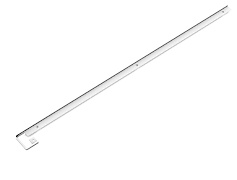 Стикувальне обрамлення для стільниць R3 в кольорі білий