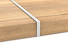 Стикувальне обрамлення для стільниць 38мм R3 в кольорі білий