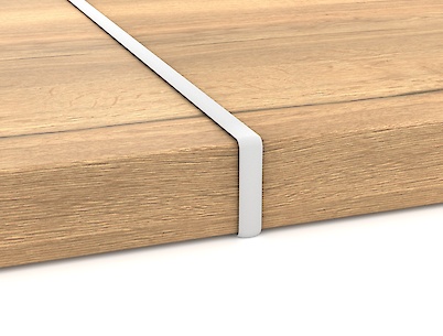 Стыковочное обрамление для столешниц 38мм R3 в цвете белый