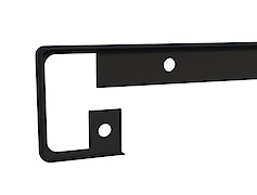 Стикувальне обрамлення для стільниць 38мм в кольорі чорний