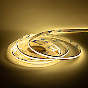 Світлодіодна стрічка  COB-256L, 10W/м, 8мм, теплий білий (2700-3500K)