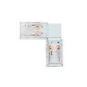 Коннектор для соединения светодиодной ленты COB 8мм угловой (90°)