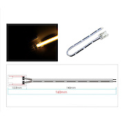 Коннектор для соединения светодиодной ленты 8мм и блока питания с проводом