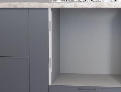 Комплект термоизоляционных планок в корпус под встроенный духовой шкаф, толщина ДСП 16 мм, белый