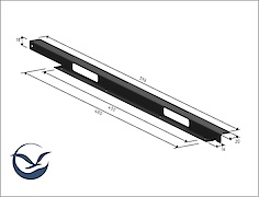 Комплект термоізоляційних планок у корпус під вбудовану духову шафу, товщина ДСП 18 мм,