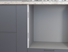 Комплект термоізоляційних планок у корпус під вбудовану духову шафу, товщина ДСП 18 мм, білий