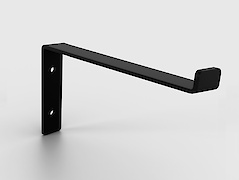 Полицетримач кронштейн металевий настінний, для полиці глибиною 150мм.