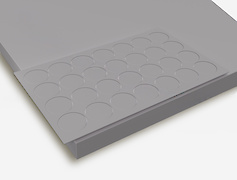 Заглушка самоклеющаяся Folmag для минификса к W1000 ST19 Белый премиум (28 шт.)