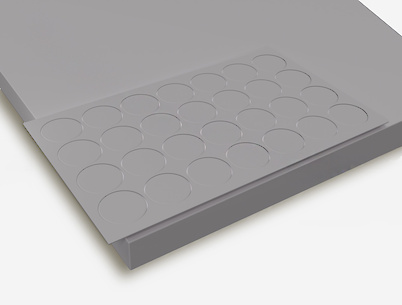 Заглушка самоклеющаяся Folmag для минификса к W1000 ST19 Белый премиум (28 шт.)